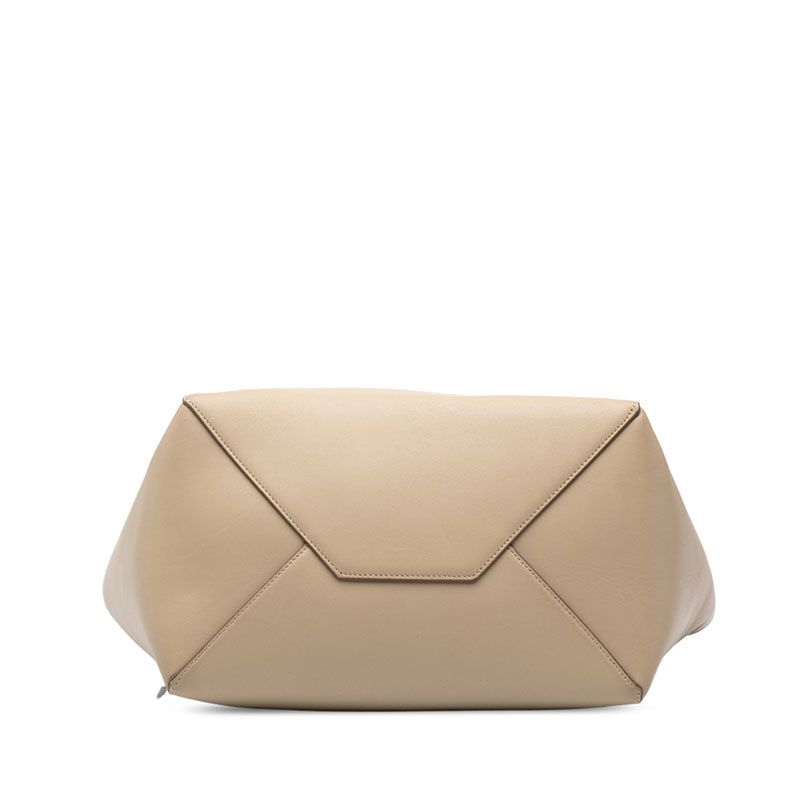 Celine Cabas Phantom Small Tote Shoulder Bag Beige Purple Leather — view 3