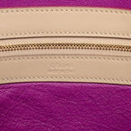 Celine Cabas Phantom Small Tote Shoulder Bag Beige Purple Leather — view 5