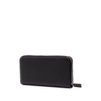 Prada Zip Around Wallet Black Vitello Daino Leather — view 2