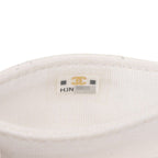 Chanel CC Logo Quilted Card Case Business White Caviar Leather — view 6