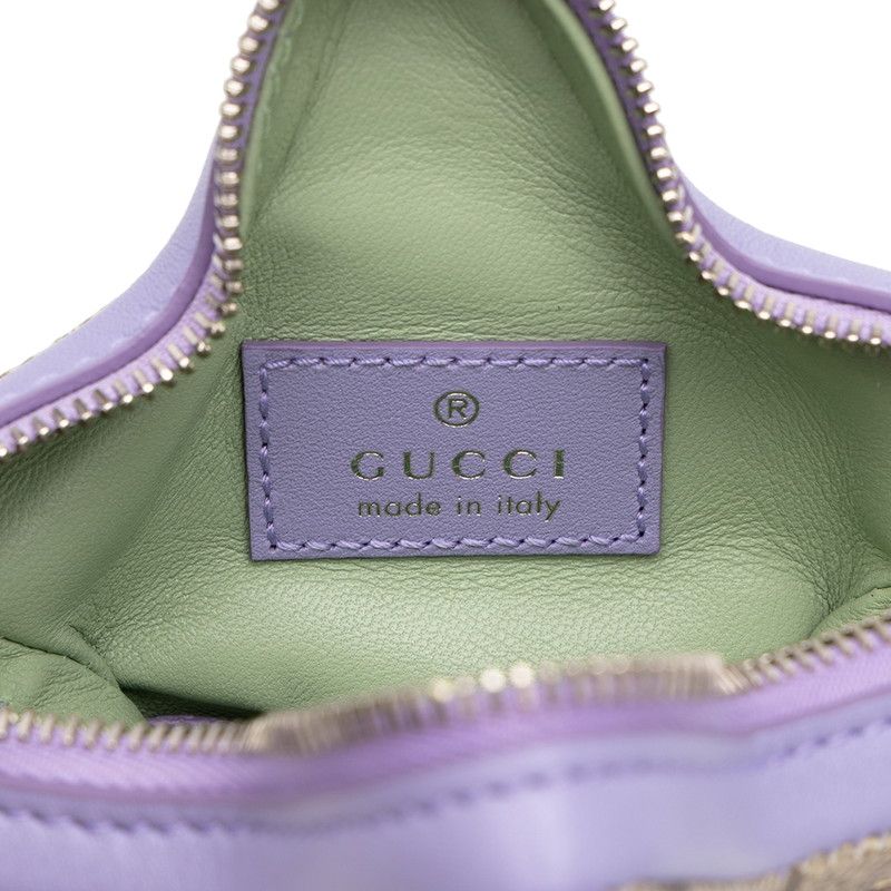 Gucci Yuko Higuchi GG Supreme Star Shape Pouch Key Holder Charm Beige — view 5