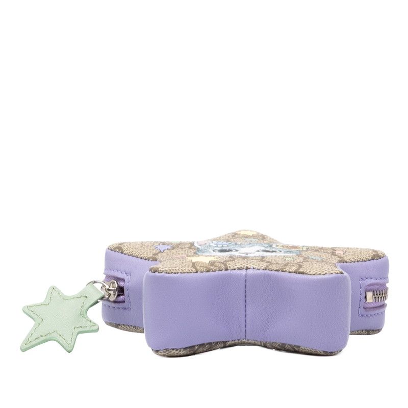 Gucci Yuko Higuchi GG Supreme Star Shape Pouch Key Holder Charm Beige — view 3