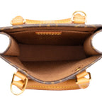 Louis Vuitton Monogram Petite Sac Plat 2-Way Shoulder Bag Brown Leather — view 4