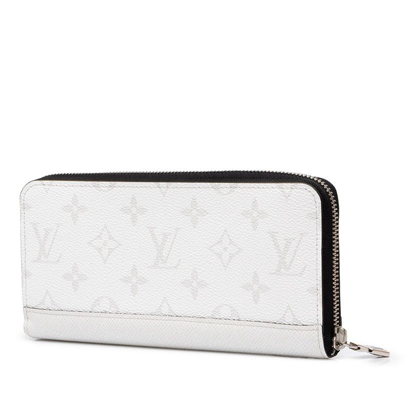 Louis Vuitton Taigarama Zippy Wallet Horizontal Zip Around White Leather — view 2