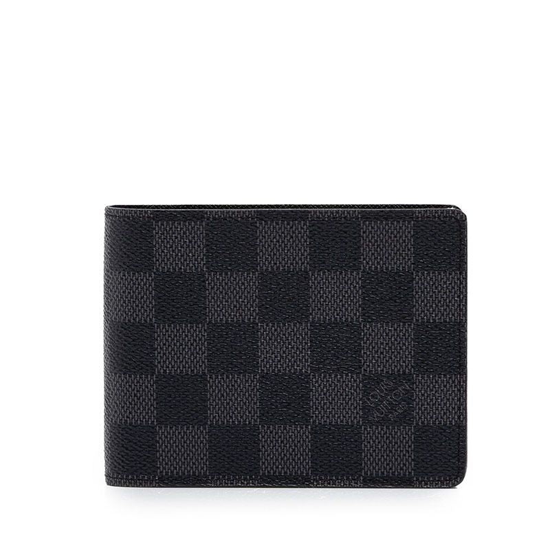 Louis Vuitton Damier Graphite Portefeuille Multiple Bifold Wallet Billfold