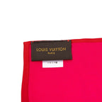 Louis Vuitton Bandeau Trunk Scarf Red Pink Silk — view 3