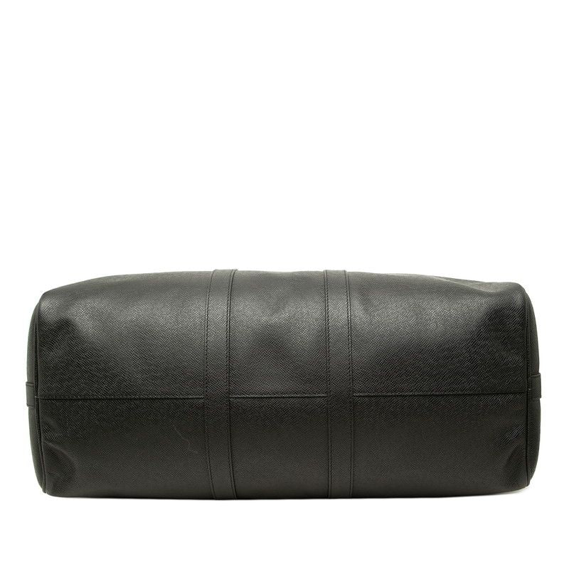 Louis Vuitton Taiga Keepall Bandouliere 50 Boston Bag 2-Way Black Leather — view 3