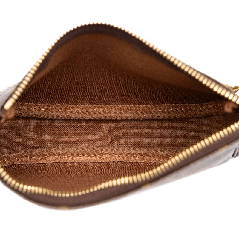 Louis Vuitton Monogram Mini Pochette Accessoires Label Collection Handbag Pouch — view 4