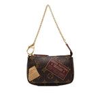 Louis Vuitton Monogram Mini Pochette Accessoires Label Collection Handbag Pouch