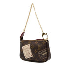 Louis Vuitton Monogram Mini Pochette Accessoires Label Collection Handbag Pouch — view 2