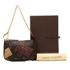 Louis Vuitton Monogram Mini Pochette Accessoires Label Collection Handbag Pouch — view 7