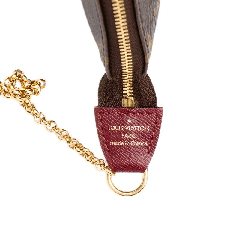 Louis Vuitton Monogram Mini Pochette Accessoires Label Collection Handbag Pouch — view 5