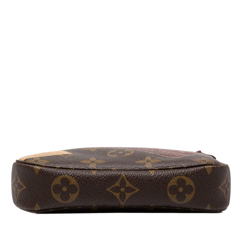 Louis Vuitton Monogram Mini Pochette Accessoires Label Collection Handbag Pouch — view 3