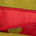 Celine Cutout Handle Square Handbag Green Leather — view 6