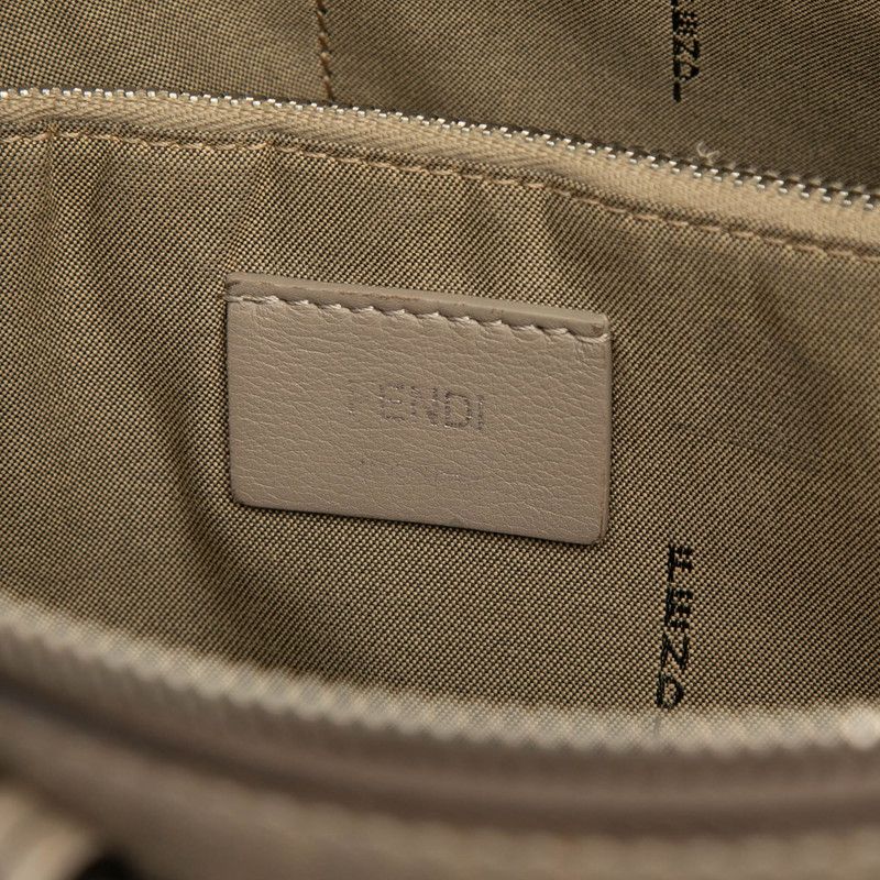 Fendi by the Way Medium 2-Way Shoulder Bag Beige Leather — view 5