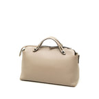 Fendi by the Way Medium 2-Way Shoulder Bag Beige Leather — view 2