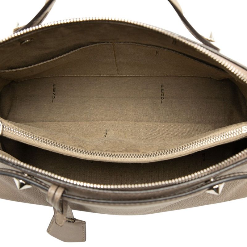 Fendi by the Way Medium 2-Way Shoulder Bag Beige Leather — view 4
