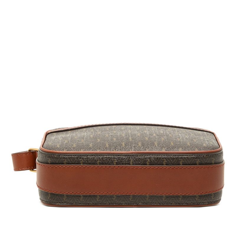 Saint Laurent le Monogram Camera Bag Crossbody Brown Leather — view 3