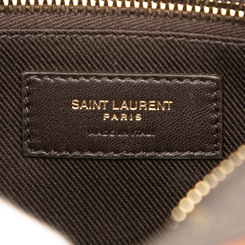 Saint Laurent le Monogram Camera Bag Crossbody Brown Leather — view 5