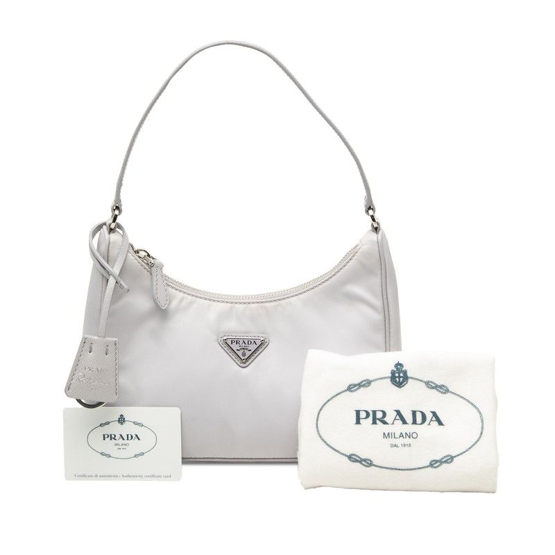 Prada Re Edition 2005 Re-Nylon Bag Light Purple Nylon Leather — view 6