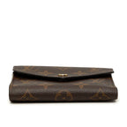 Louis Vuitton Monogram Portefeuille Victorine Bifold Wallet Brown Leather — view 3