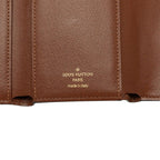 Louis Vuitton Monogram Portefeuille Victorine Bifold Wallet Brown Leather — view 6