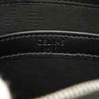 Celine Triomphe Small Messenger Bag Crossbody Black Brown Leather — view 5
