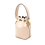 Fendi Mini Montresor Shoulder Bag Pink Black Leather — view 2