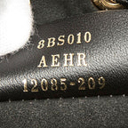 Fendi Mini Montresor Shoulder Bag Pink Black Leather — view 6