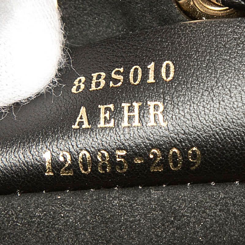 Fendi Mini Montresor Shoulder Bag Pink Black Leather — view 6