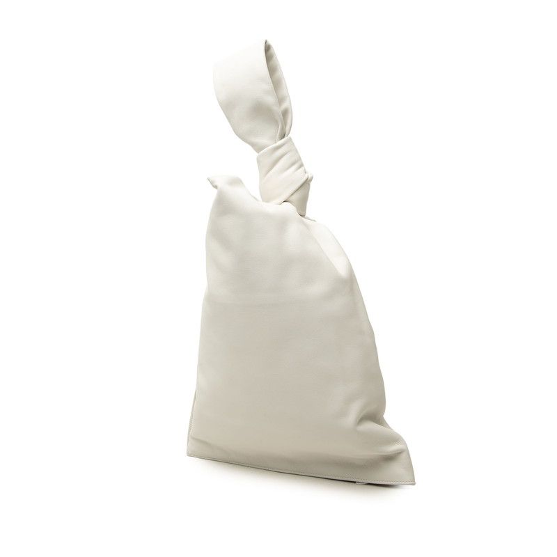 Bottega Veneta Twist Handbag White Leather — view 2