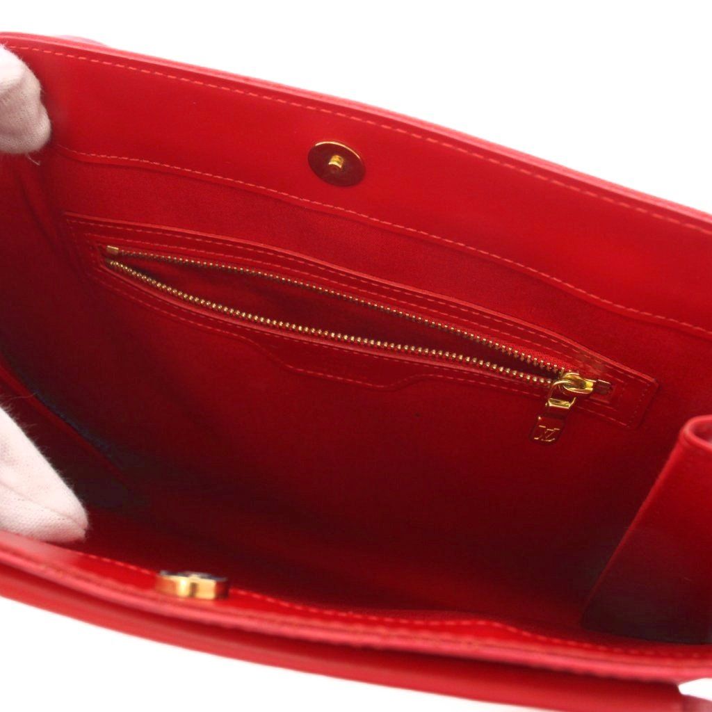 Louis Vuitton Epi Saint Tropez Tote Shoulder Bag Red — view 4