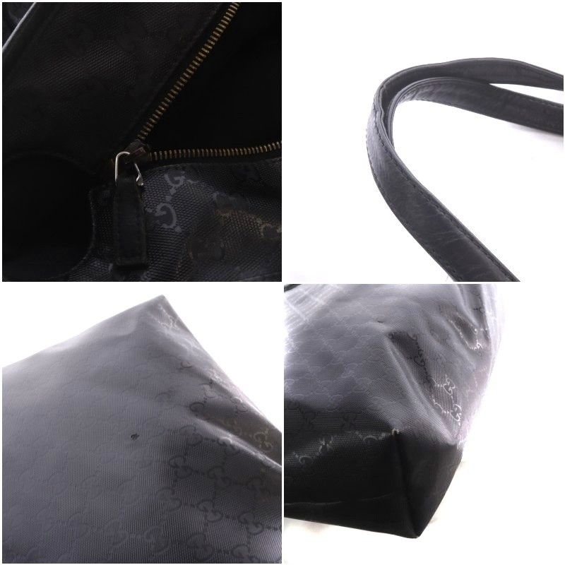 Gucci GG Supreme Tote Bag Joy Black — view 8