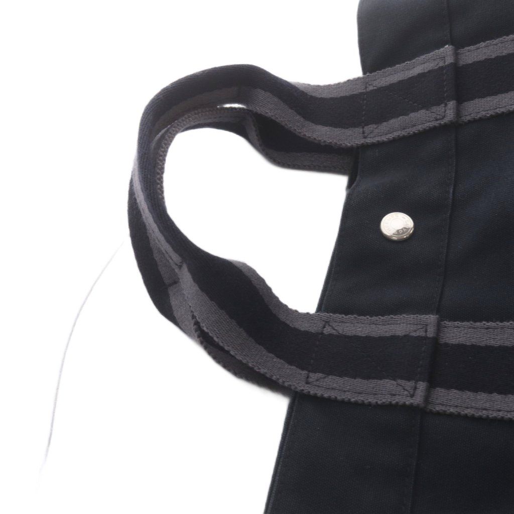 Hermes Fourre Tout GM Tote Bag Canvas Black — view 7