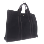 Hermes Fourre Tout GM Tote Bag Canvas Black — view 5