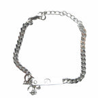 Dior Bracelet Bangle Logo Ribbon Silver — view 2