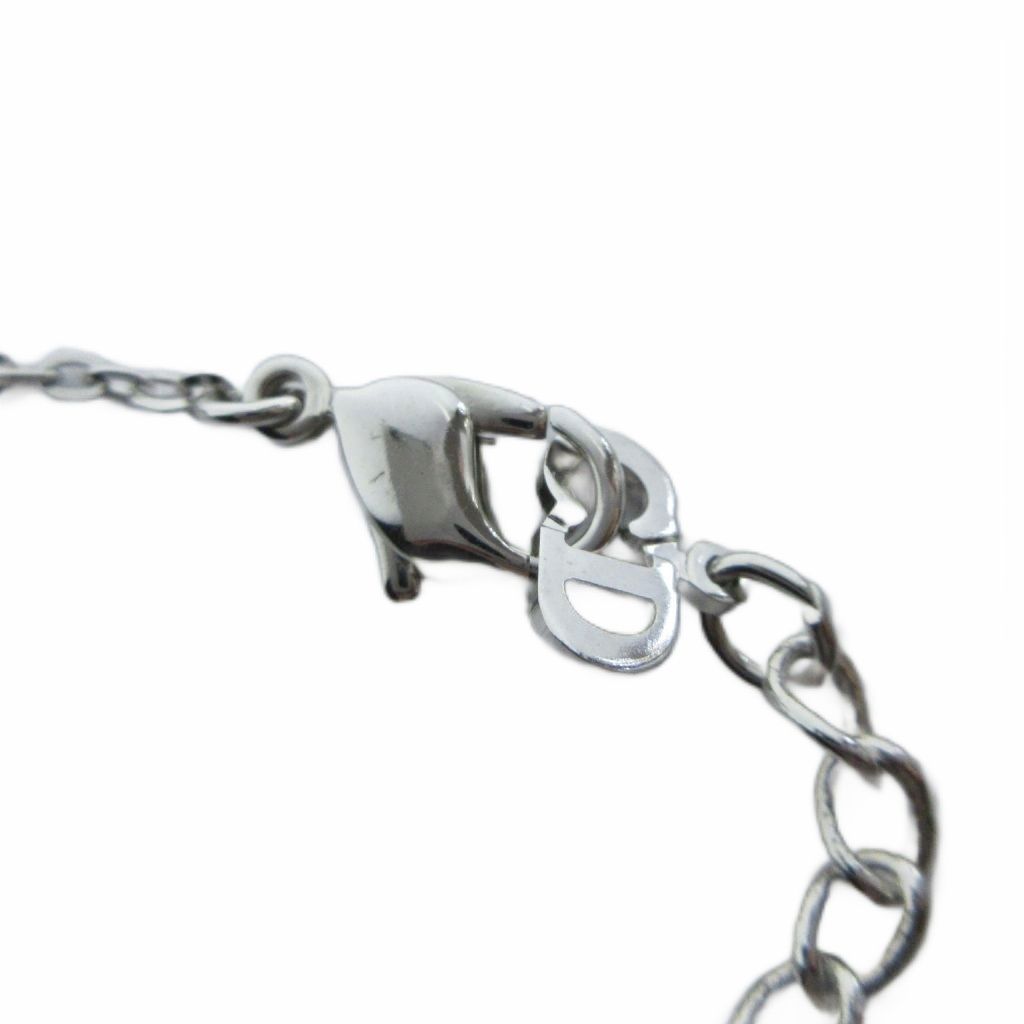 Dior Pendant Logo Rhinestone Silver — view 5