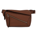Loewe Leather Puzzle Bum Bag Small Brown