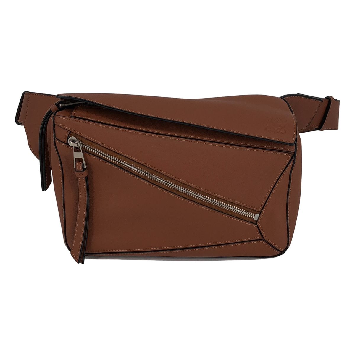 Loewe Leather Puzzle Bum Bag Small Brown