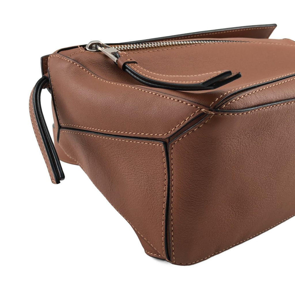 Loewe Leather Puzzle Bum Bag Small Brown — view 6