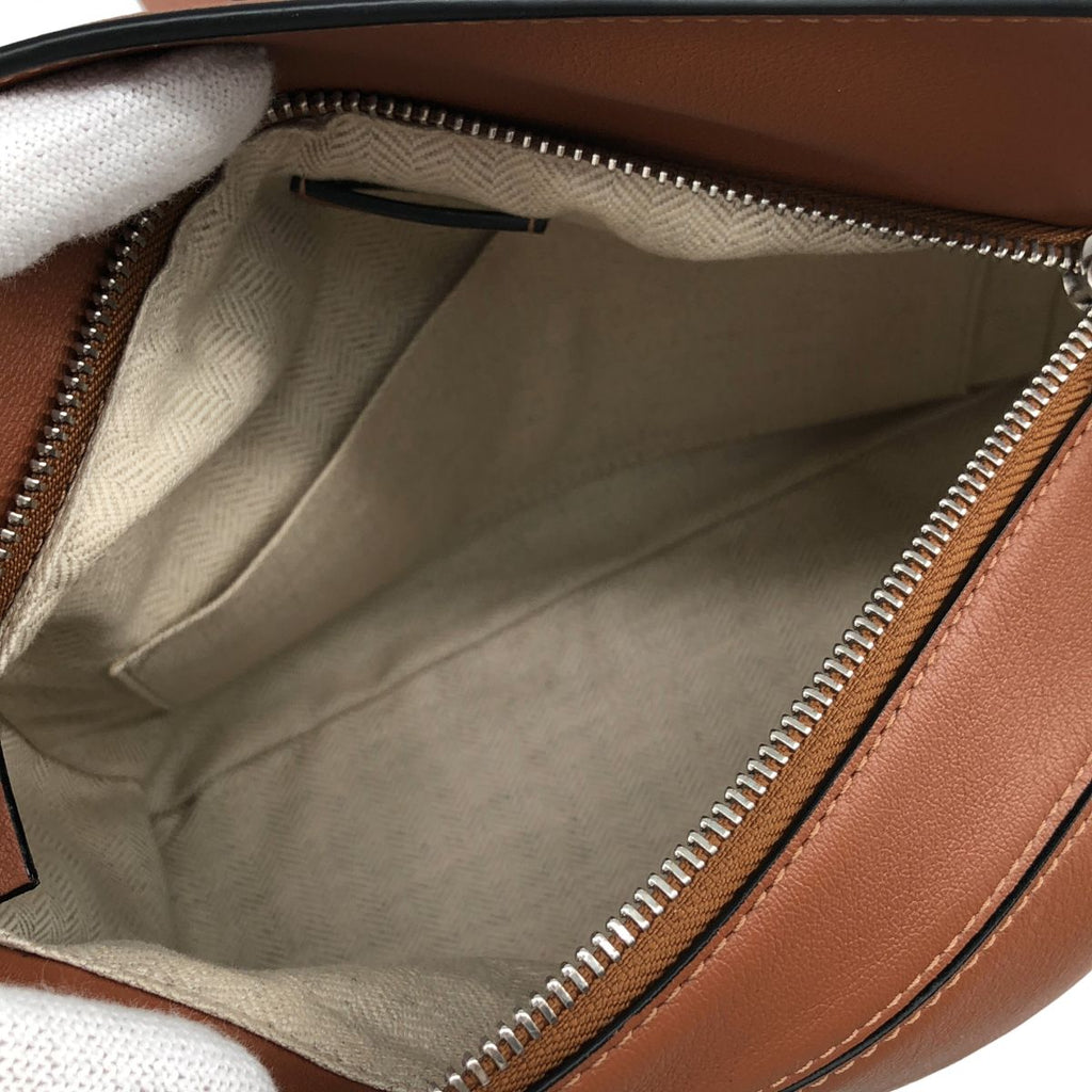 Loewe Leather Puzzle Bum Bag Small Brown — view 3