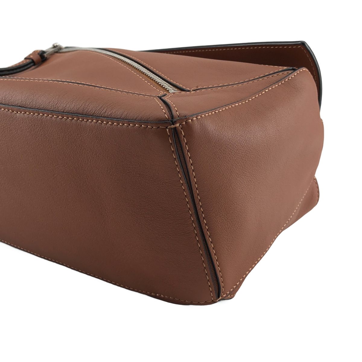 Loewe Leather Puzzle Bum Bag Small Brown — view 7