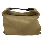 Loewe Suede Leather Handbag Beige Black