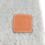 Loewe Anagram Fringe Scarf Gray — view 3