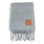 Loewe Anagram Fringe Scarf Gray — view 2