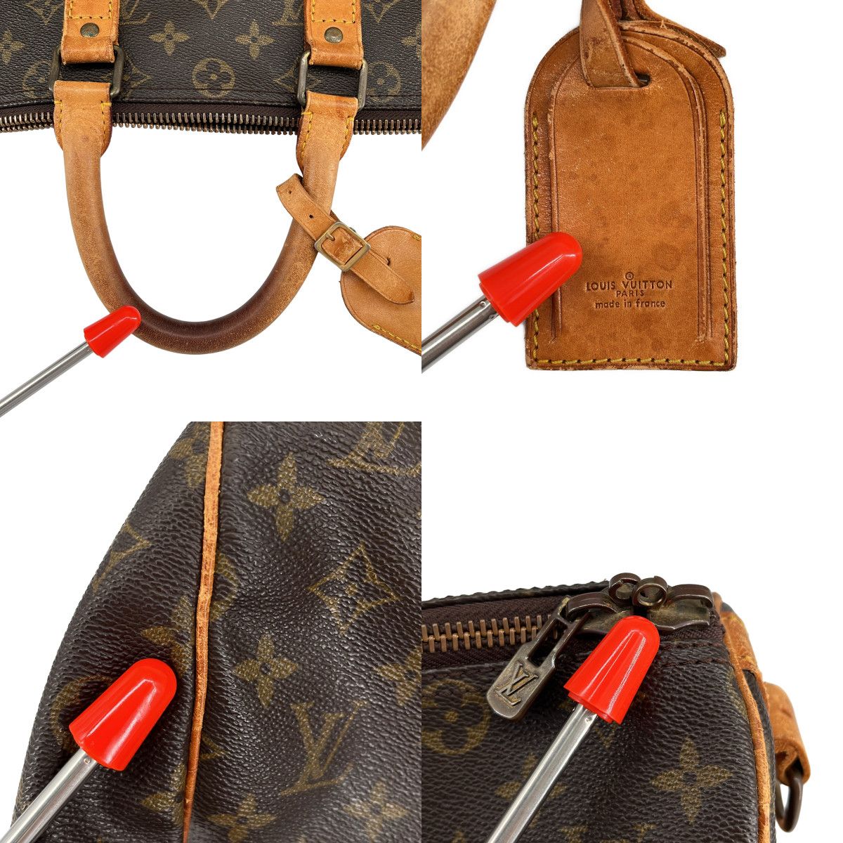 Louis Vuitton Monogram Keepall 55 Boston Bag Brown — view 8