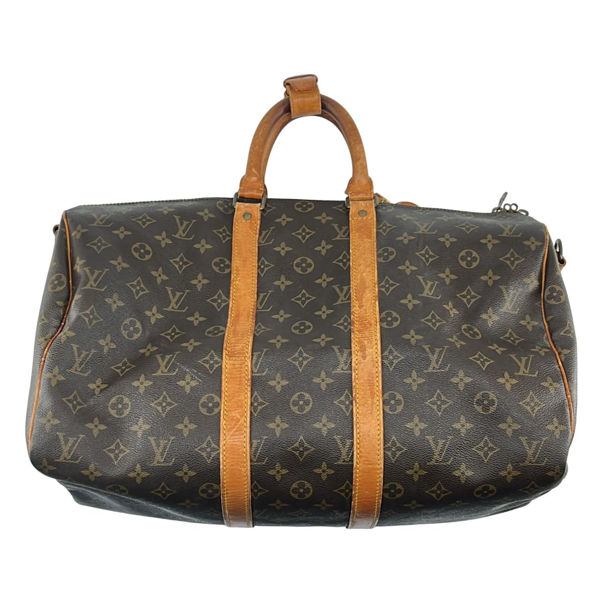 Louis Vuitton Monogram Keepall 55 Boston Bag Brown — view 2