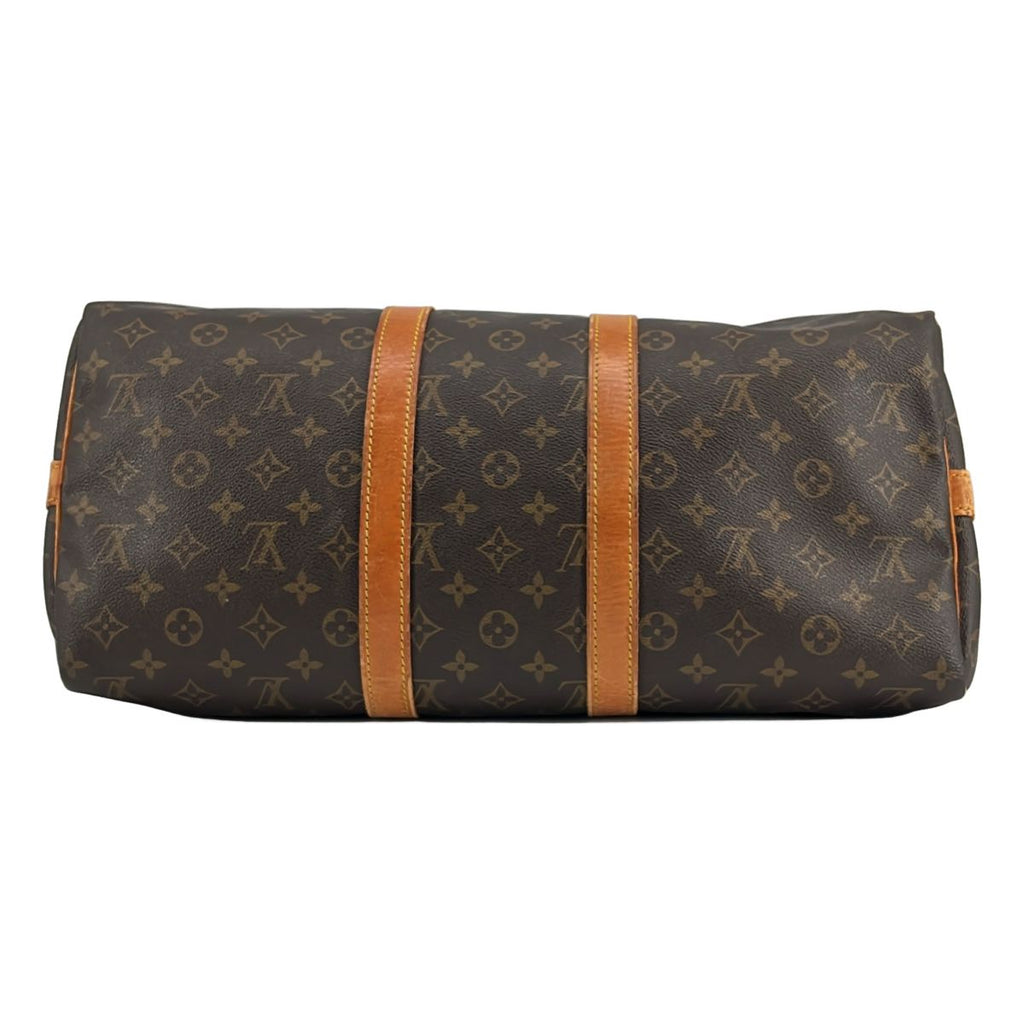 Louis Vuitton Monogram Keepall 55 Boston Bag Brown — view 5