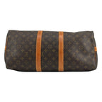 Louis Vuitton Monogram Keepall 55 Boston Bag Brown — view 5