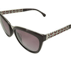 Chanel Side Chain Sunglasses Bordeaux Eyewear — view 5